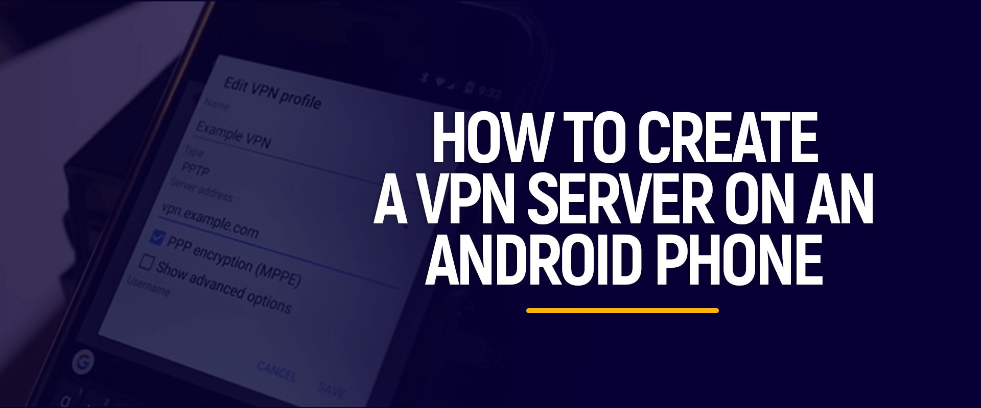 How to set a VPN on Android without an app